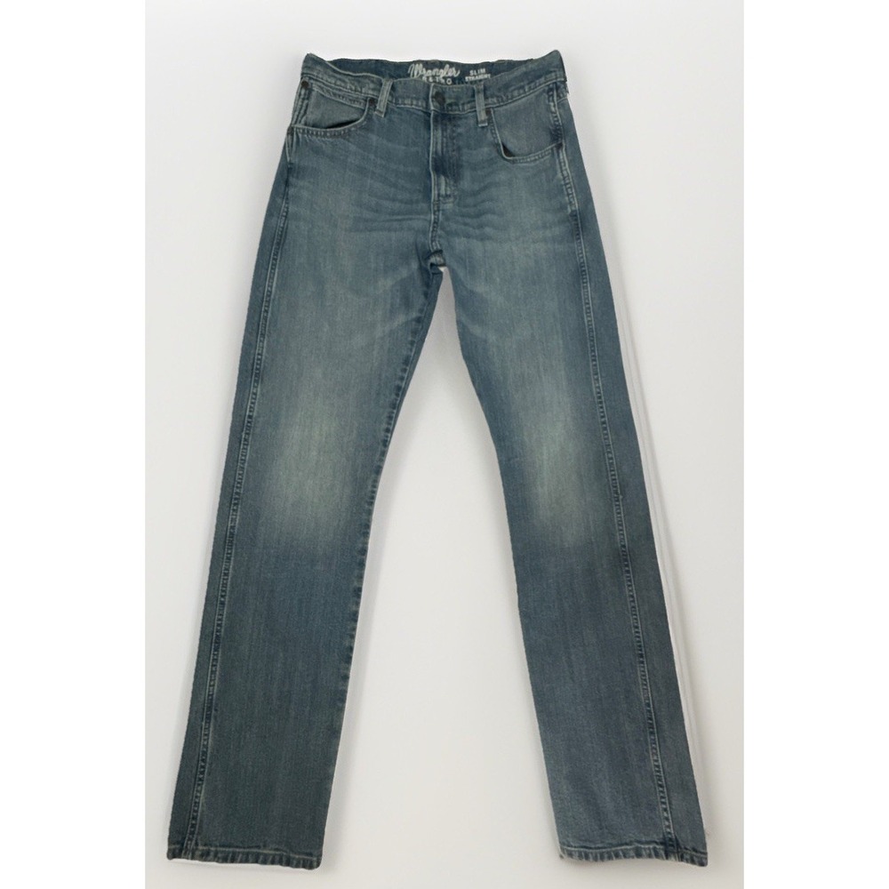 Wrangler Retro Men's Slim Straight Jeans Tag 31x36 Measures 31x33 88MWZJK